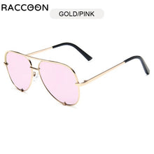 Carica l'immagine nel visualizzatore di Gallery, Occhiali da sole da donna alla moda classici in metallo per l'aviazione da guida in lega da donna UV400 occhiali da sole da uomo con lenti sfumate tonalità pilota 
