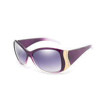 Load image into Gallery viewer, Ladies Wide-Edge Point Diamond Sunglasses Outdoor Leisure Vacation Sun-Shading Glasses Uv400 Oculos Sol Feminino