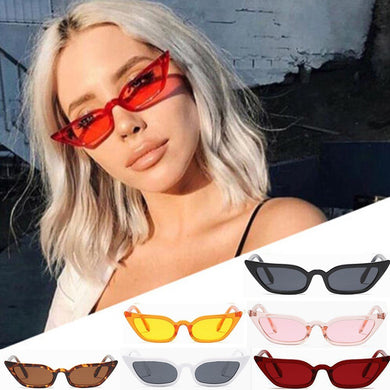 Ladies retro cat eye sunglasses retro small frame UV400 glasses small frame cat eye ladies sunglasses glasses очки X*