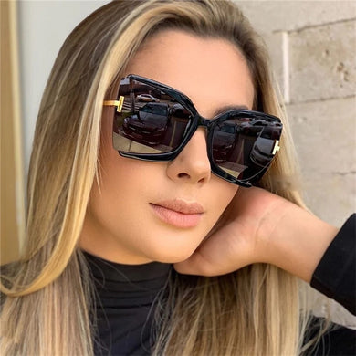 Large Frame 2023 Sunglasses T Butterfly Styles Retro Design Tint Color Shades Female UV400 Sun Glasses