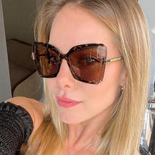 Load image into Gallery viewer, Large Frame 2023 Sunglasses T Butterfly Styles Retro Design Tint Color Shades Female UV400 Sun Glasses