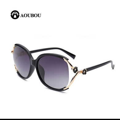 Large Frame Cutout Sunglasses For Women Polarized  Trend  Clear Lenses Are Comfortable To Wear  Anti-UV  Protect Eyes