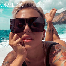 Load image into Gallery viewer, Large Frame Flat Top Sunglasses Ladies Well-Known Designer Sunglasses Retro Square Glasses 2023 Men&#39;s Glasses Hot