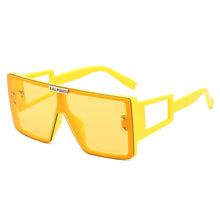 Load image into Gallery viewer, Large Frame Flat Top Sunglasses Ladies Well-Known Designer Sunglasses Retro Square Glasses 2023 Men&#39;s Glasses Hot