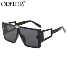 Load image into Gallery viewer, Large Frame Flat Top Sunglasses Ladies Well-Known Designer Sunglasses Retro Square Glasses 2023 Men&#39;s Glasses Hot