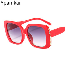 Load image into Gallery viewer, Large Frame Red and Green Color Men&#39;s and Women&#39;s Sunglasses Personality Versatile Trend Sunglasses