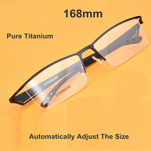 Load image into Gallery viewer, Large Size Business Glasses Square Frames Men Eyewear Pure Titanium Optical Prescription frame Eyeglasses