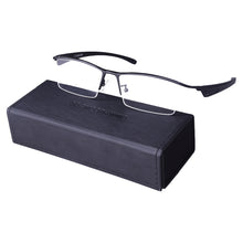 Load image into Gallery viewer, Large Size Business Glasses Square Frames Men Eyewear Pure Titanium Optical Prescription frame Eyeglasses
