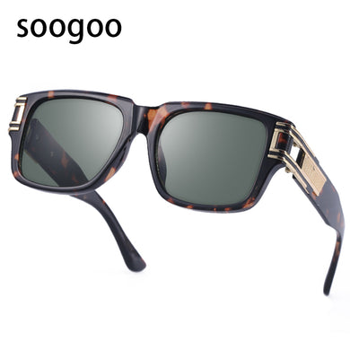 Large Square Frame Sunglasses Men's 2023  Brand Designer  Sun Glasses For Women Vintage Sunglass UV400
