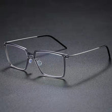Load image into Gallery viewer, Large Square Titanium Glasses Frame Screwless Ultra-Light  Frames Eyeglasses Myopia Eyewear Prescription