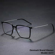 Load image into Gallery viewer, Large Square Titanium Glasses Frame Screwless Ultra-Light  Frames Eyeglasses Myopia Eyewear Prescription