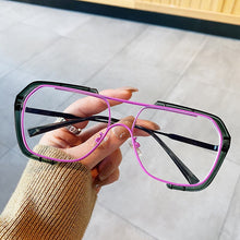 Load image into Gallery viewer, Large frame square Sunglasses women retro Sunglasses unisex ultraviolet eye protection sun glasses