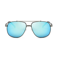 Load image into Gallery viewer, Laura Fairy British Style Men Pilot Sunglasses Twin-Beams Polarized Sunglasses Mens Sun Glasses Eyewear 120854