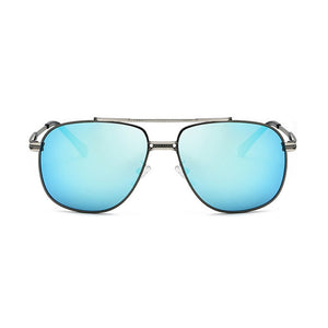 Laura Fairy British Style Men Pilot Sunglasses Twin-Beams Polarized Sunglasses Mens Sun Glasses Eyewear 120854
