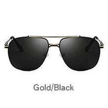 Load image into Gallery viewer, Laura Fairy British Style Men Pilot Sunglasses Twin-Beams Polarized Sunglasses Mens Sun Glasses Eyewear 120854
