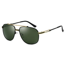 Load image into Gallery viewer, Laura Fairy British Style Men Pilot Sunglasses Twin-Beams Polarized Sunglasses Mens Sun Glasses Eyewear 120854