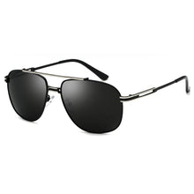 Load image into Gallery viewer, Laura Fairy British Style Men Pilot Sunglasses Twin-Beams Polarized Sunglasses Mens Sun Glasses Eyewear 120854