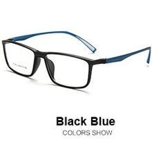 Load image into Gallery viewer, Laura Fairy Classic Brand Women Men Eyeglasses Colorful Lens Eye Glasses TR90 Patchwork Optical Frame