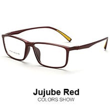 Load image into Gallery viewer, Laura Fairy Classic Brand Women Men Eyeglasses Colorful Lens Eye Glasses TR90 Patchwork Optical Frame