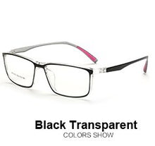 Load image into Gallery viewer, Laura Fairy Classic Brand Women Men Eyeglasses Colorful Lens Eye Glasses TR90 Patchwork Optical Frame