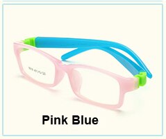 Laura Fairy Occhiali da vista classici e funzionali per ragazzi e ragazze, design a blocchi di colore, per bambini, con lenti trasparenti, occhiali rimovibili