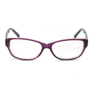 Laura Fairy Montature per occhiali Viola Nero Colore Acetato Montature per occhiali ottici Uomo Donna LF079