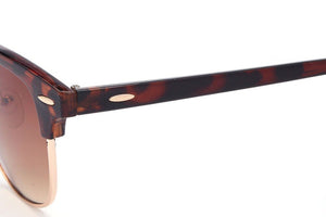 Laura Fairy Men Outdoor Club Sunglasses Metal Frame Plastic Wrap UV400 Cool Sun Glasses Masculino