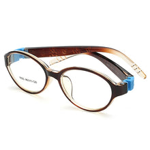 Load image into Gallery viewer, Laura Fairy Design Children Retro Prescription Eyewear Colorful Color Block Kids Optical Glasses oculos grau 2023