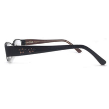 Carica l'immagine nel visualizzatore di Gallery, Laura Fairy Stainless Steel Eyeglasses Women Flower Carved Flexible Hinge Elegant Optical Glasses for Sight