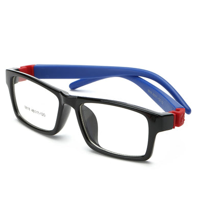 Laura Fairy Occhiali da vista per bambini di marca funzionali Occhiali con montatura per occhiali Cerniera rimovibile Occhiali a blocchi di colore Trasparente oculos grau