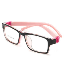 Load image into Gallery viewer, Laura Fairy Functional Brand Children Spectacles Frame Glasses Removable Hinge Arm Color Block Glasses Transparent oculos grau