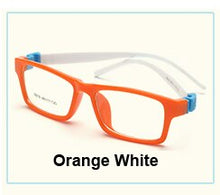 Load image into Gallery viewer, Laura Fairy Functional Brand Children Spectacles Frame Glasses Removable Hinge Arm Color Block Glasses Transparent oculos grau