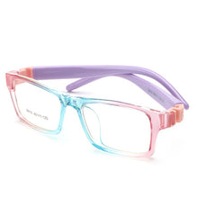 Load image into Gallery viewer, Laura Fairy Functional Brand Children Spectacles Frame Glasses Removable Hinge Arm Color Block Glasses Transparent oculos grau