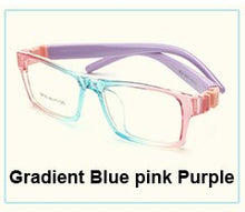Load image into Gallery viewer, Laura Fairy Functional Brand Children Spectacles Frame Glasses Removable Hinge Arm Color Block Glasses Transparent oculos grau