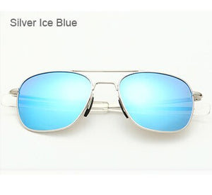 LauraFairy Men Classic Design Pilot Sunglasses Twin-Beams Coating Mirrored Sunglasses Mens Glasses Eyewear A285