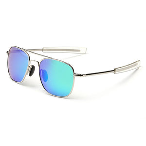 LauraFairy Men Classic Design Pilot Sunglasses Twin-Beams Coating Mirrored Sunglasses Mens Glasses Eyewear A285
