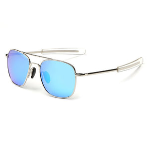 LauraFairy Men Classic Design Pilot Sunglasses Twin-Beams Coating Mirrored Sunglasses Mens Glasses Eyewear A285