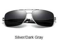 Load image into Gallery viewer, LauraFairy Men&#39;s Polarized Pilot Sunglasses Mirrored Sunglass Men Night Vision Glasses for Driving oculos de sol masculino 0925