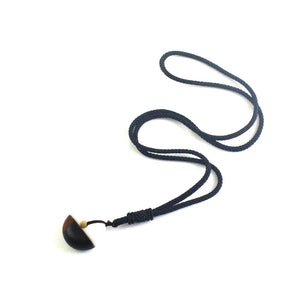 men'woman s fashionable wood resin necklace pendant, woven rope chain, hot - selling jewelry gifts