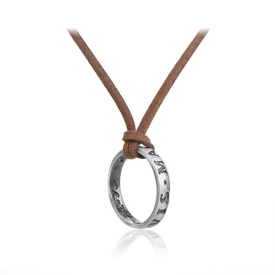 Leather necklace PS4 game Uncharted 4 A Thief's End Nathan Drake necklaces Cord Chain Long Necklace jewelry men Accessories