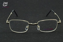 Load image into Gallery viewer, Leesbril Two Pairs! Portable Golden Metal Frame Classic Foldable Reading Glasses With Belt Case +1 +1.5 +2 +2.5 +3 +3.5 +4. 918