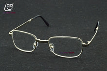 Load image into Gallery viewer, Leesbril Two Pairs! Portable Golden Metal Frame Classic Foldable Reading Glasses With Belt Case +1 +1.5 +2 +2.5 +3 +3.5 +4. 918
