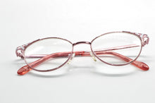 Load image into Gallery viewer, Leesbril [reading Glasses With Case ]cat Eye Alloy Super Light Multilayer Coated Lens Ladies Women +1 +1.5 +2 +2.5 +3+3.5+4