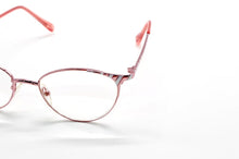 Load image into Gallery viewer, Leesbril [reading Glasses With Case ]cat Eye Alloy Super Light Multilayer Coated Lens Ladies Women +1 +1.5 +2 +2.5 +3+3.5+4