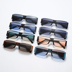 Leg Special Design Men Sunglasses 2023 Vintage Male Square Sun Glasses Women  Shades Eyewear Gafas De Sol