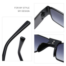 Load image into Gallery viewer, Leg Special Design Men Sunglasses 2023 Vintage Male Square Sun Glasses Women  Shades Eyewear Gafas De Sol
