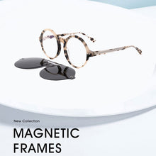 Load image into Gallery viewer, Lenspace Polarized Square Sunglasses Women Magnetic Clip On  Glasses Prescription Glasses Eyeglass Frame for Men Glasess