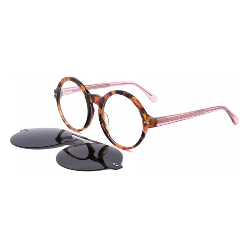 Lenspace Polarized Square Sunglasses Women Magnetic Clip On  Glasses Prescription Glasses Eyeglass Frame for Men Glasess