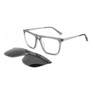 Lenspace Polarized Square Sunglasses Women Magnetic Clip On  Glasses Prescription Glasses Eyeglass Frame for Men Glasess