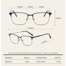 Load image into Gallery viewer, Lenspace Polarized Sunglasses Men 2 In 1 Magnetic Clip On Glasses TR90 Optical Prescription Eyewear metal Frames Eyeglasses